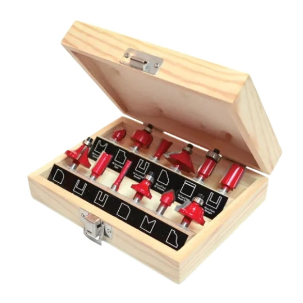 Picture of FAI/FULL FAIRBS12  ROUTER BIT SET 1/4""
SHANK 12PK
