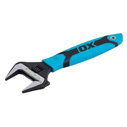 Picture of OX-P324608 PRO ULTRA WIDE JAW ADJUSTABLE
WRENCH 8"" / 200MM
