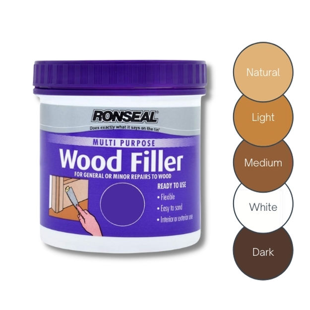 Picture of MULTI PURP WOOD FILLER LIGHT 250G J (6)