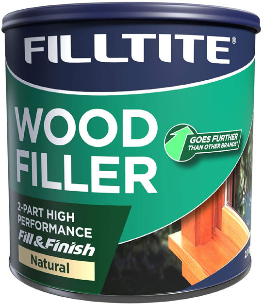 Picture of FILLTITE HIGH PERFORMANCE SF 2PART WOOD FILLER 1.0 KG NATURAL
