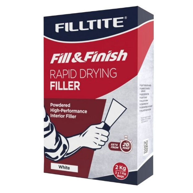 Picture of FILLTITE FILL & FINISH RAPID-DRYING FILLER 2.0 KG WHITE