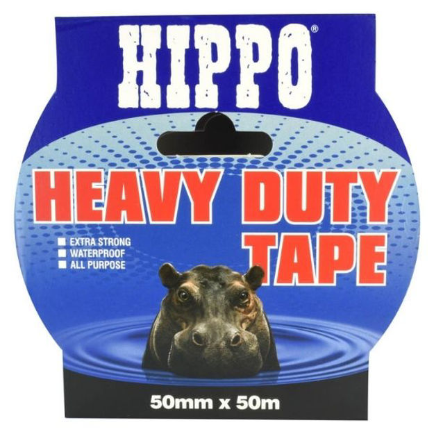 Picture of HIPPO HEAVY DUTY TAPE 50MM X 50M BLACK