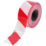 Picture of HIPPO HAZARD BARRIER TAPE 72MM X 500M RED / WHITE