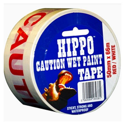 Picture of HIPPO HAZARD WARNING TAPE 50MM X 66M WET PAINT