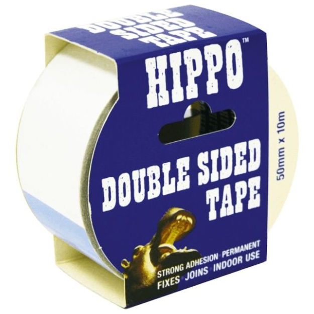 Picture of HIPPO DOUBLE SIDED TAPE 50MM X 10M