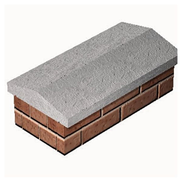 Picture of 2' X 9" WALL COPINGS (92 x24" Twice  Weathered Coping)