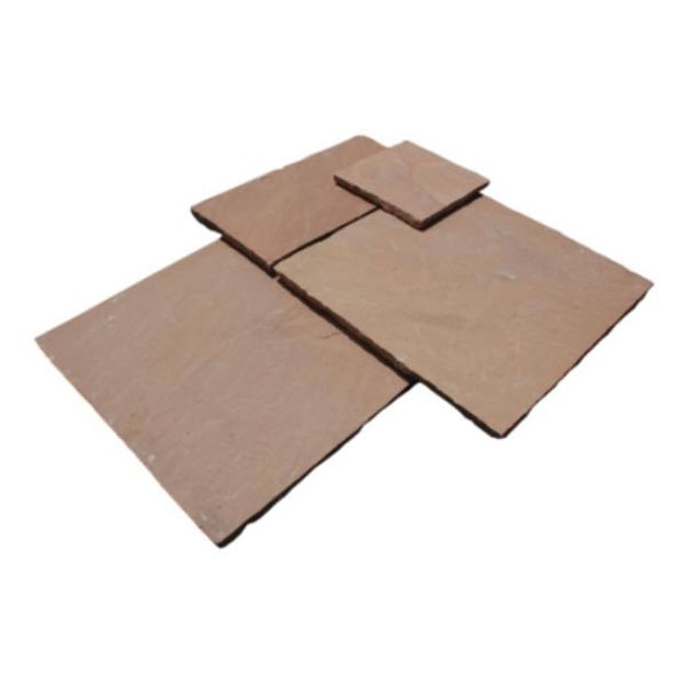 Picture of NATURAL SANDSTONE CALIBRATED 22MM PATIO 
PATIO PACK 15.25SQM AUTUMN