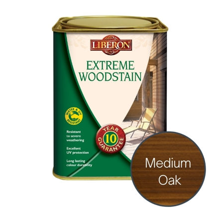 Picture of LIBERON EXTREME WOODSTAIN 1L MEDIUM OAK