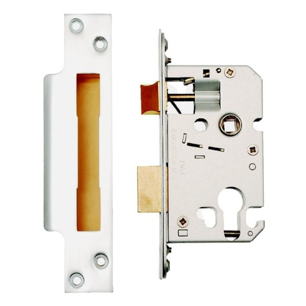Picture of FB127 FIREBRAND SSS 76MM MORTICE SASH LOCK
C/W INTUMSCENT LOCK PADS
