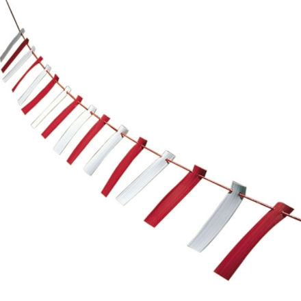 Picture of 1030007082 RED/WHITE PENDANT BUNTING 85FT