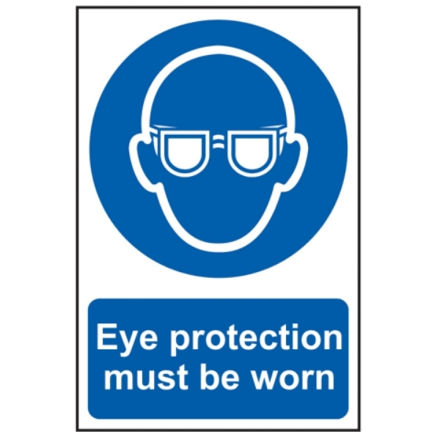 Picture of EYE PROTECTION MUST BE WORN - PVC (200 X 300MM)