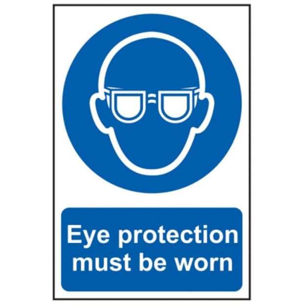 Picture of EYE PROTECTION MUST BE WORN - PVC (200 X 300MM)