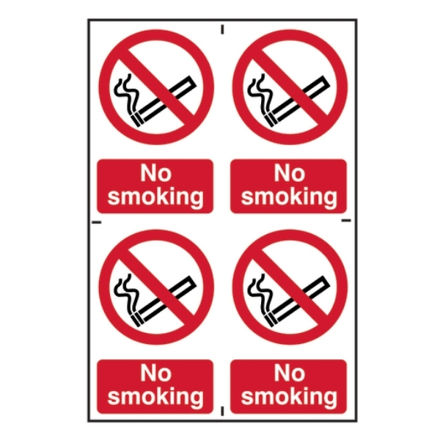 Picture of NO SMOKING - PVC (200 X 300MM) 