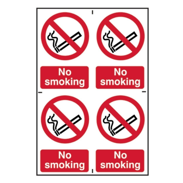 Picture of NO SMOKING - PVC (200 X 300MM) 