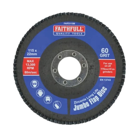Picture of FAI/FULL FLAP DISC 115MM X 22MM MEDIUM