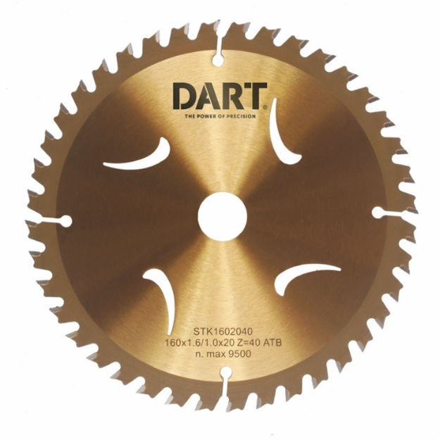 Picture of STK1652024 DART GOLD ATB WOOD SAW BLADE
DIA 165MM X 20B X 24Z
