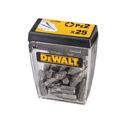 Picture of DEWALT DT7908-QZ EXTRA HARD POZI 2 BITS
(25PC BIT SET)
