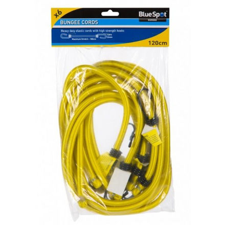 Picture of BLUESPOT 6 PCE 120CM BUNGEE CORD SET