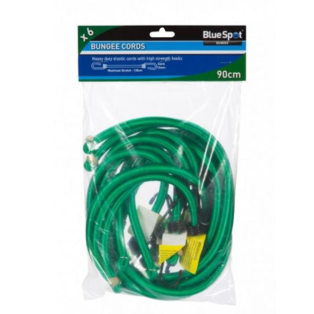 Picture of BLUESPOT 6 PCE 90CM BUNGEE CORD SET