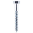 Picture of TIMCO COACH SCREW HEX HEAD SILVER M6 X 100MM