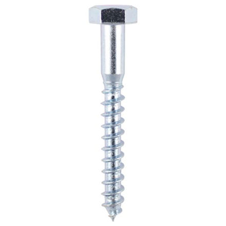 Picture of TIMCO COACH SCREW HEX HEAD SILVER M10 X 200MM