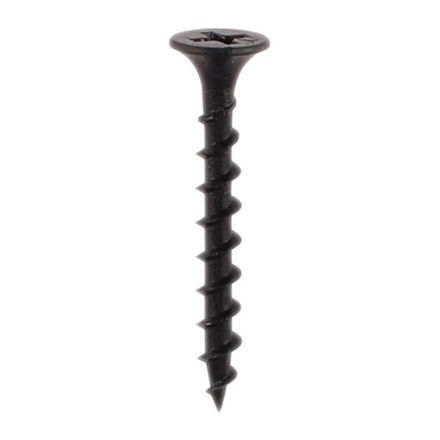 Picture of TIMCO PH2 DRYWALL COARSE THREAD BLACK SCREWS 3.5 X 32MM (1000 PACK)