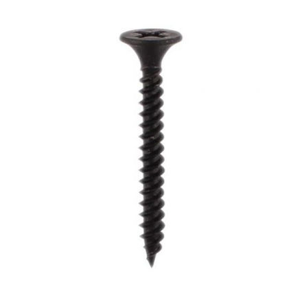 Picture of TIMCO PH2 DRYWALL COARSE THREAD BLACK SCREWS 4.2 X 75MM (500 PACK)