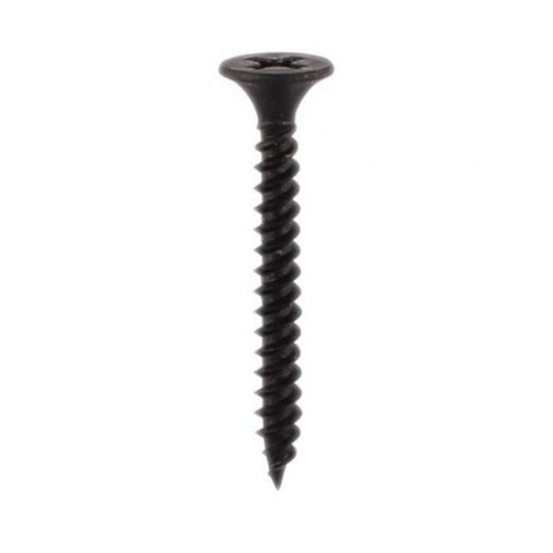 Picture of TIMCO PH2 DRYWALL COARSE THREAD BLACK SCREWS 4.2 X 75MM (500 PACK)