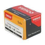 Picture of TIMCO SOLO COUNTERSUNK WOODSCREW PZ1 ZINC 3.0 X 20MM (200 PACK)
