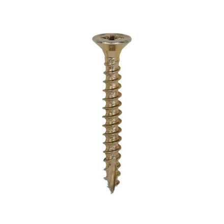 Picture of TIMCO CLASSIC COUNTERSUNK SCREW PZ1 YELLOW 3.0 X 25MM (200 PACK)