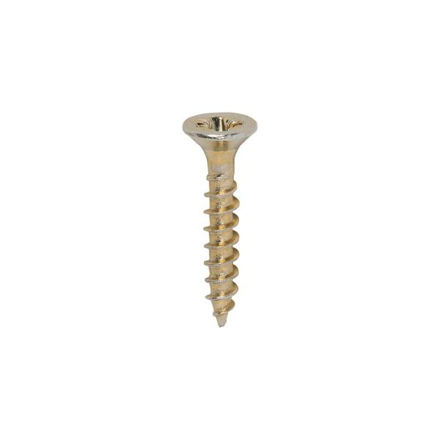Picture of TIMCO CLASSIC COUNTERSUNK SCREW PZ2 YELLOW 3.5 X 20MM (200 PACK)