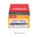 Picture of TIMCO SOLO COUNTERSUNK WOODSCREW PZ2 ZINC 3.5 X 35MM (200 PACK)