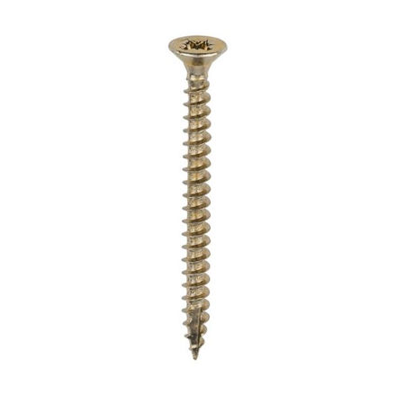 Picture of TIMCO CLASSIC COUNTERSUNK SCREW PZ2 YELLOW 3.5 X 40MM (200 PACK)