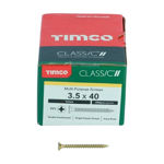 Picture of TIMCO CLASSIC COUNTERSUNK SCREW PZ2 YELLOW 3.5 X 40MM (200 PACK)