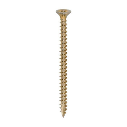 Picture of TIMCO CLASSIC COUNTERSUNK SCREW PZ2 YELLOW 3.5 X 50MM (200 PACK)