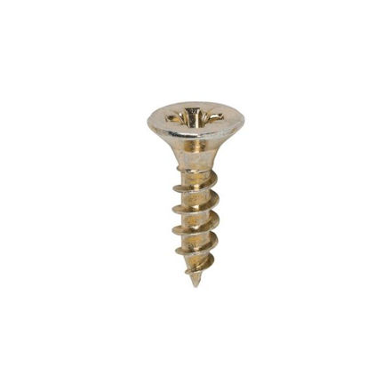 Picture of TIMCO CLASSIC COUNTERSUNK SCREW PZ2 YELLOW 4.0 X 16MM (200 PACK)