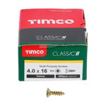 Picture of TIMCO CLASSIC COUNTERSUNK SCREW PZ2 YELLOW 4.0 X 16MM (200 PACK)