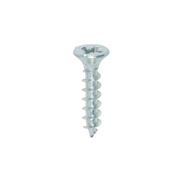 Picture of TIMCO SOLO COUNTERSUNK WOODSCREW PZ2 ZINC 4.0 X 20MM (200 PACK)