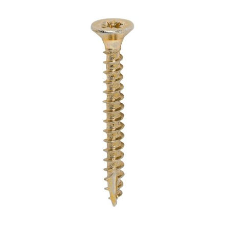 Picture of TIMCO CLASSIC COUNTERSUNK SCREW PZ2 YELLOW 4.0 X 50MM (200 PACK)