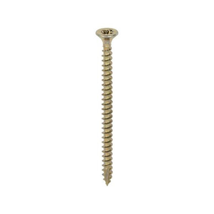 Picture of TIMCO CLASSIC COUNTERSUNK SCREW PZ2 YELLOW 4.0 X 60MM (200 PACK)