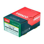 Picture of TIMCO CLASSIC COUNTERSUNK SCREW PZ2 YELLOW 4.0 X 70MM (200 PACK)