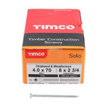 Picture of TIMCO SOLO COUNTERSUNK WOODSCREW PZ2 ZINC 4.0 X 70MM (200 PACK)