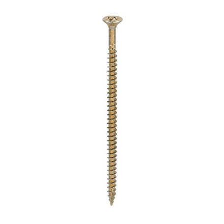 Picture of TIMCO CLASSIC COUNTERSUNK SCREW PZ2 YELLOW 4.0 X 80MM (200 PACK)
