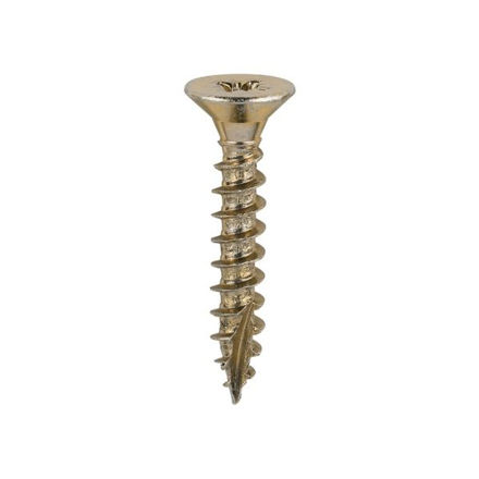 Picture of TIMCO CLASSIC COUNTERSUNK SCREW PZ2 YELLOW 5.0 X 30MM (200 PACK)