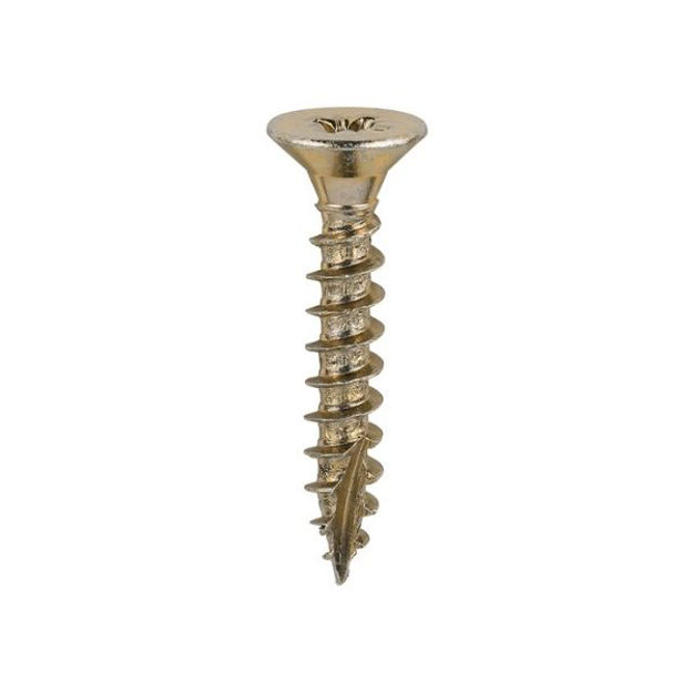 Picture of TIMCO CLASSIC COUNTERSUNK SCREW PZ2 YELLOW 5.0 X 30MM (200 PACK)