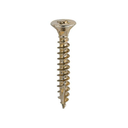 Picture of TIMCO CLASSIC COUNTERSUNK SCREW PZ2 YELLOW 5.0 X 35MM (200 PACK)