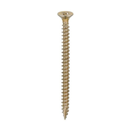 Picture of TIMCO CLASSIC COUNTERSUNK SCREW PZ2 YELLOW 5.0 X 70MM (200 PACK)