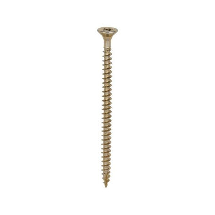Picture of TIMCO CLASSIC COUNTERSUNK SCREW PZ2 YELLOW 5.0 X 80MM (200 PACK)
