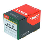 Picture of TIMCO CLASSIC COUNTERSUNK SCREW PZ2 YELLOW 5.0 X 80MM (200 PACK)