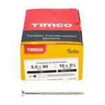 Picture of TIMCO SOLO COUNTERSUNK WOODSCREW PZ2 ZINC 5.0 X 90MM (100 PACK)